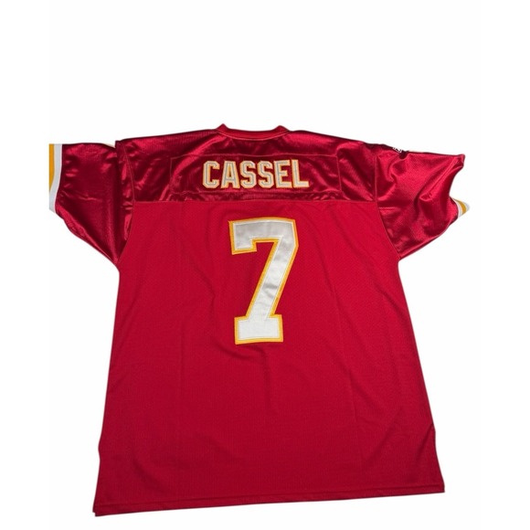Kansas City Chiefs Matt Cassel #7 Stitched Reebok On Field Jersey Size 52 - Picture 2 of 10